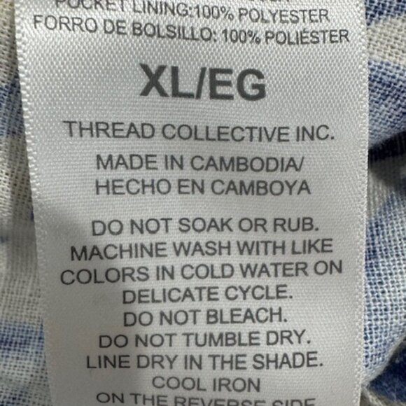 ELLEN TRACY FLORAL LINEN SKORT - Picture 5 of 5